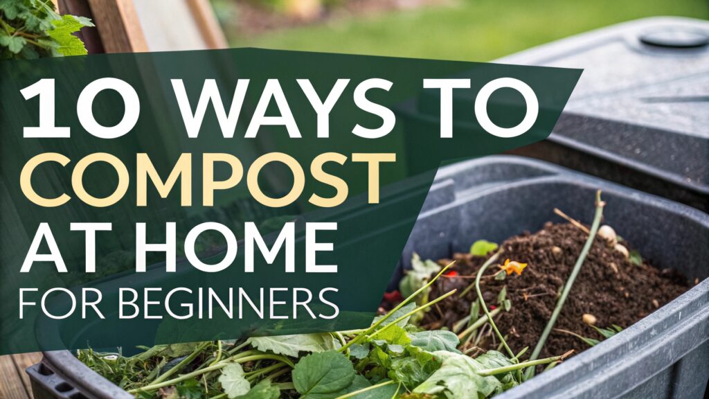 10 Ways to Compost at Home for Beginners