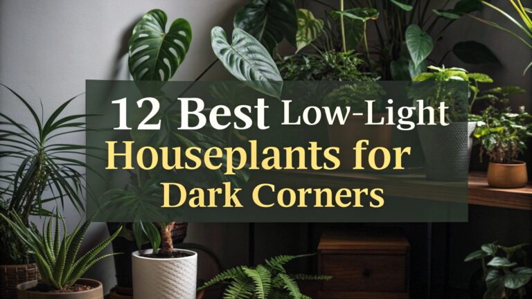 12 Best Low-Light Houseplants for Dark Corners