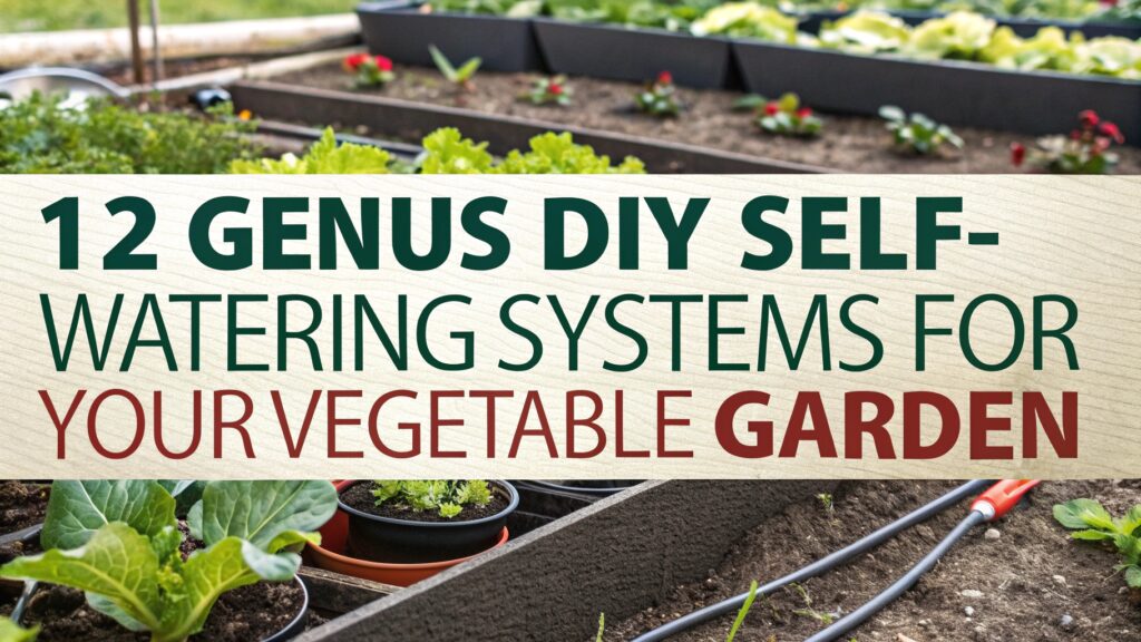 12 Genius DIY Self-Watering Systems for Your Vegetable Garden