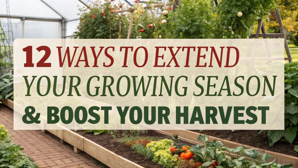 12 Ways to Extend Your Growing Season & Boost Your Harvest