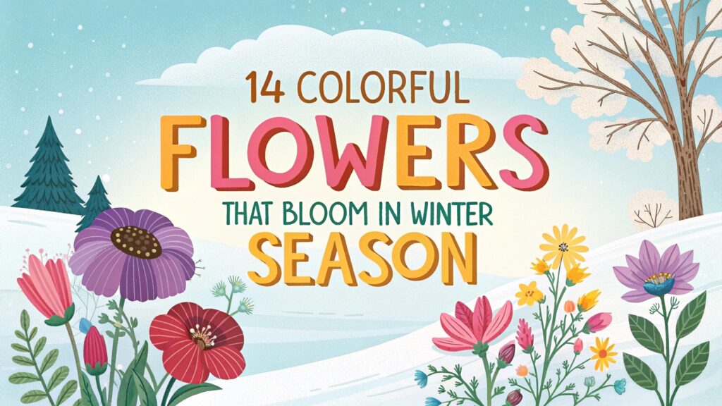 14 Colorful Flowers that Bloom in Winter Season