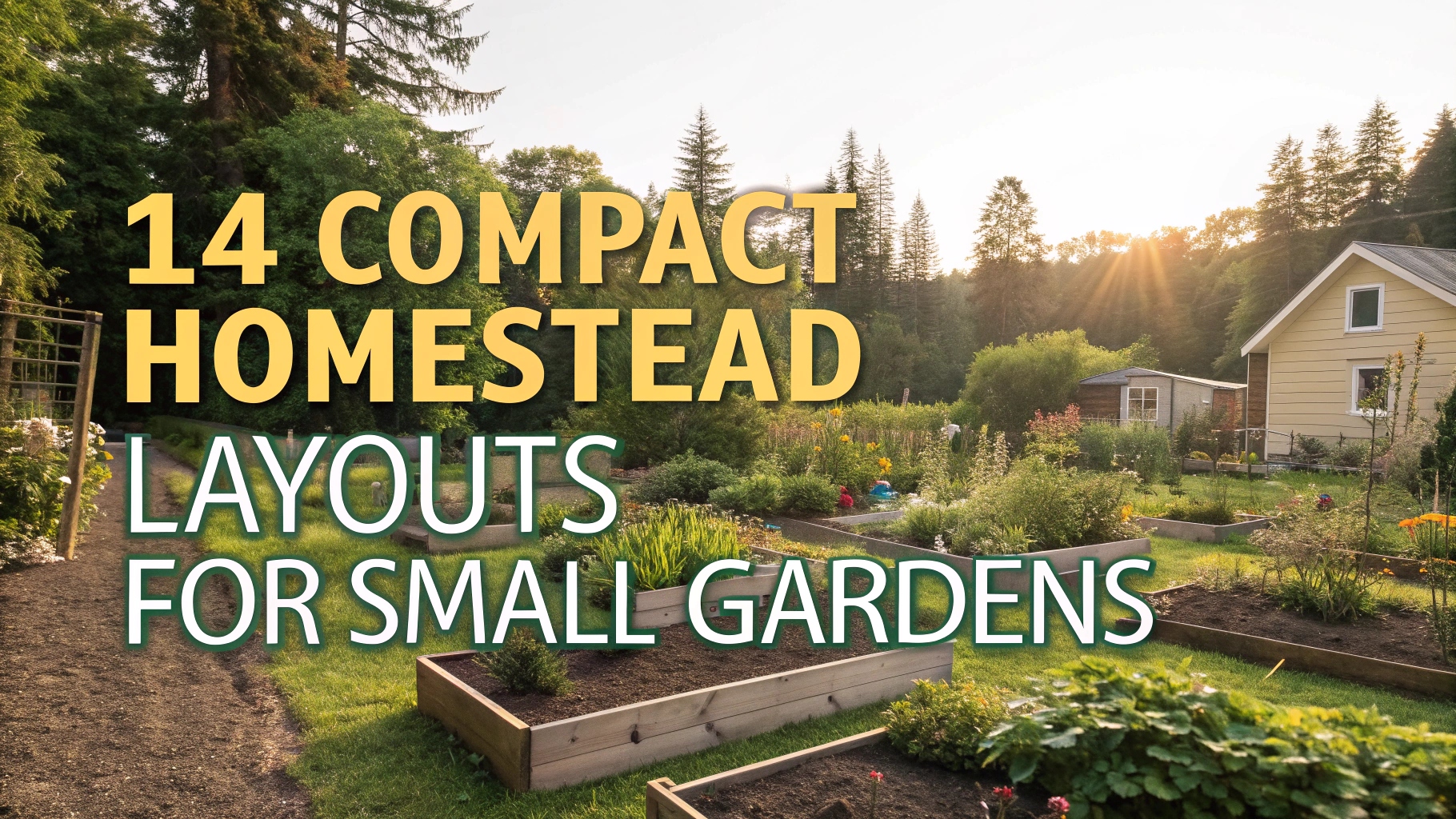 14 Compact Homestead Layouts for Small Gardens