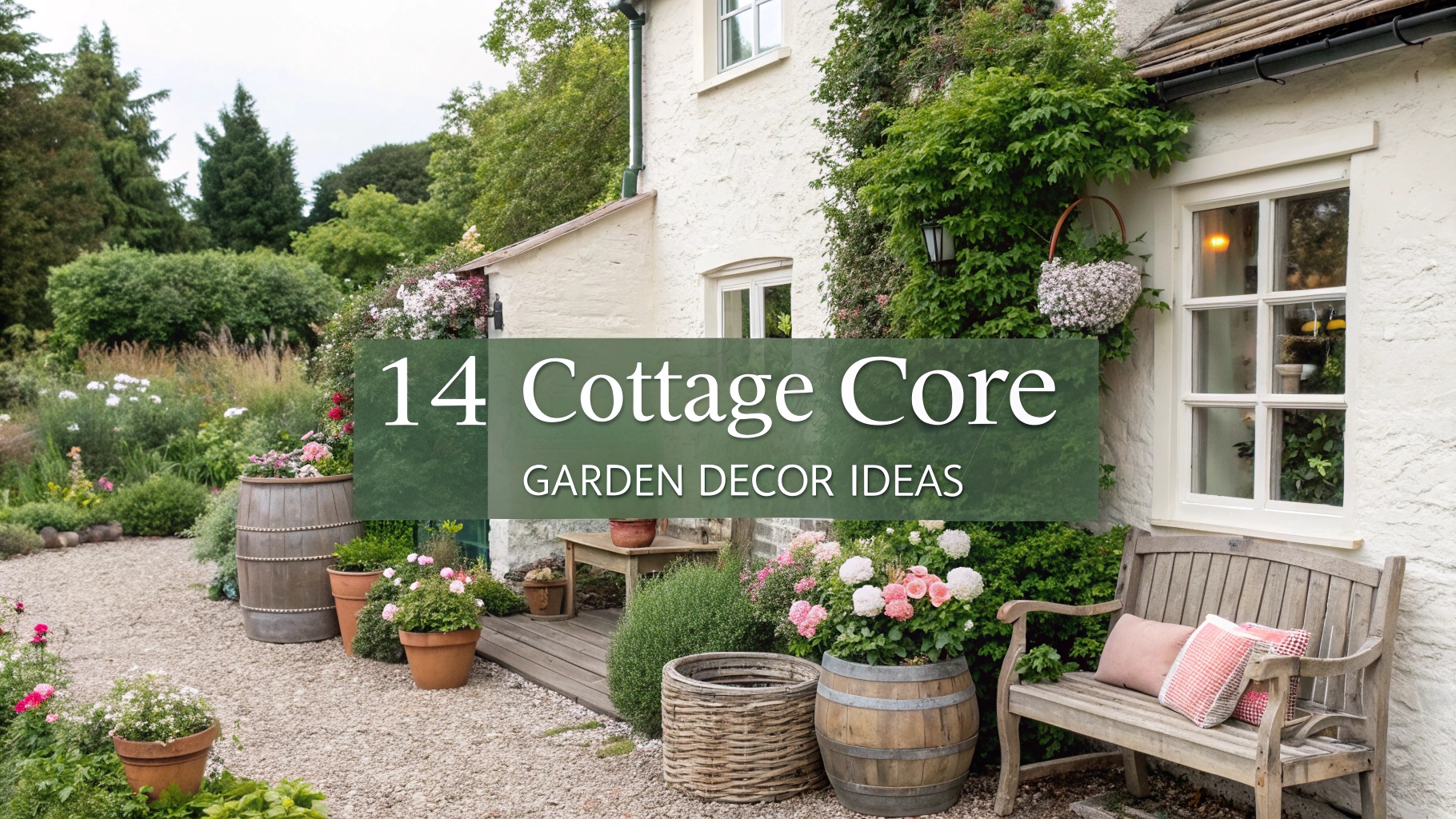 14 Cottage Core Garden Decor Ideas