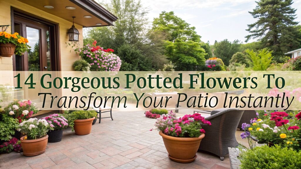 14 Gorgeous Potted Flowers to Transform Your Patio Instantly