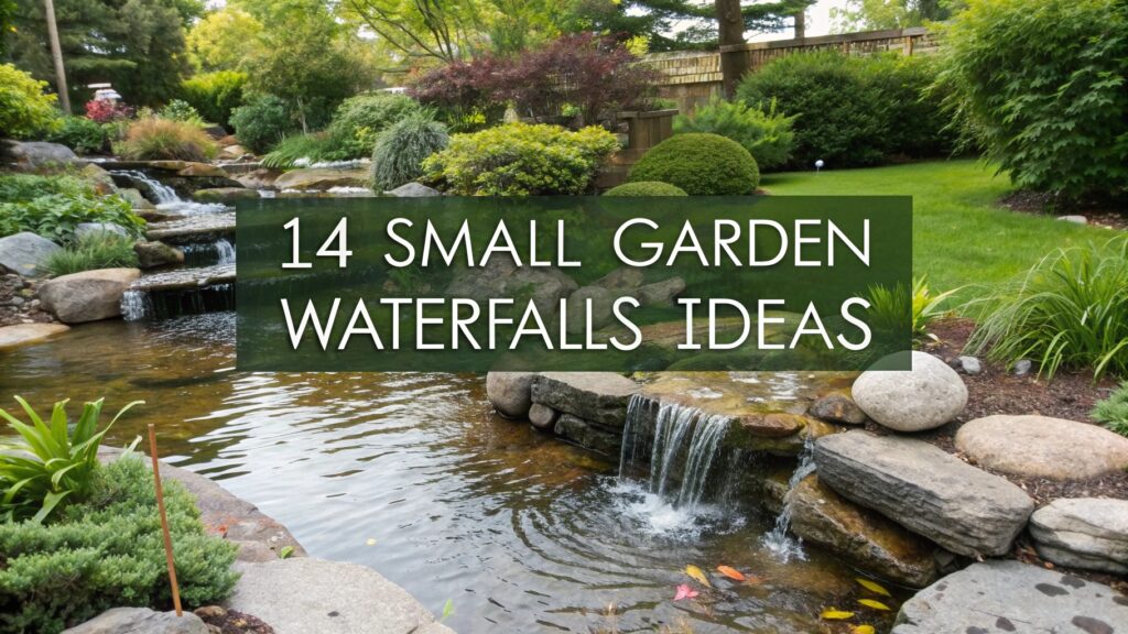 14 Small Garden Waterfalls Ideas