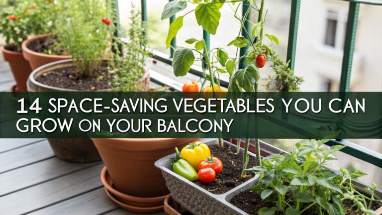 14 Space-Saving Vegetables You Can Grow on Your Balcony