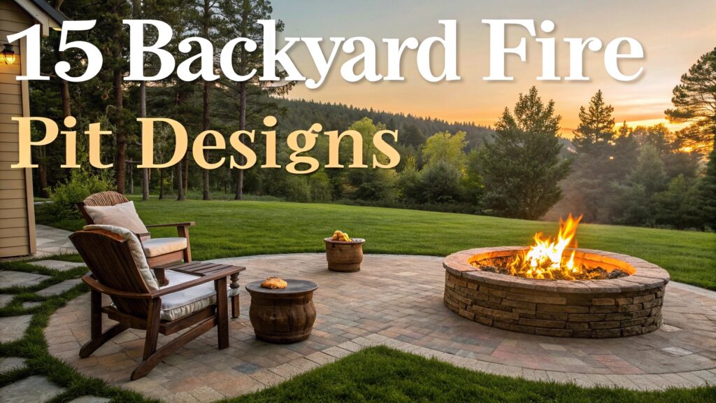 15 Backyard Fire Pit Designs You'll Love