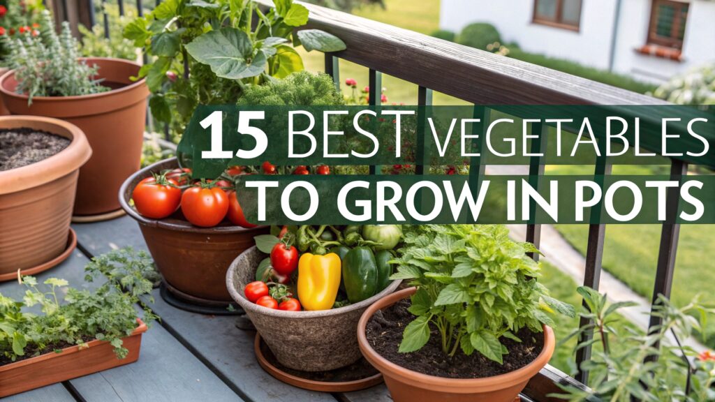 15 Best Vegetables to Grow in Pots