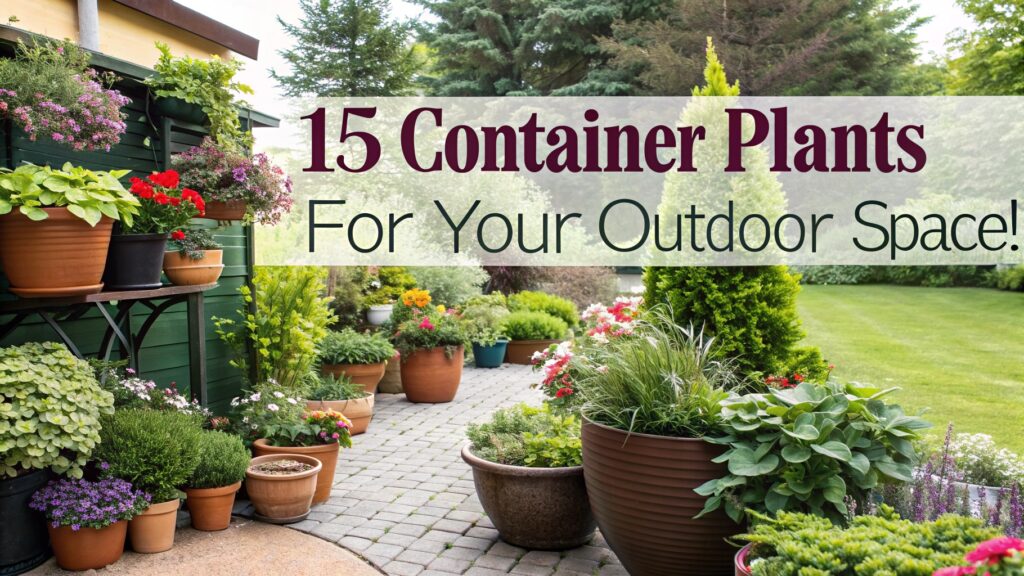 15 Container Plants for Your Outdoor Space