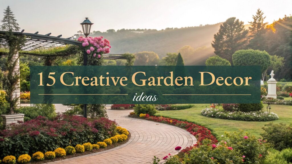 15 Creative Garden Decor Ideas