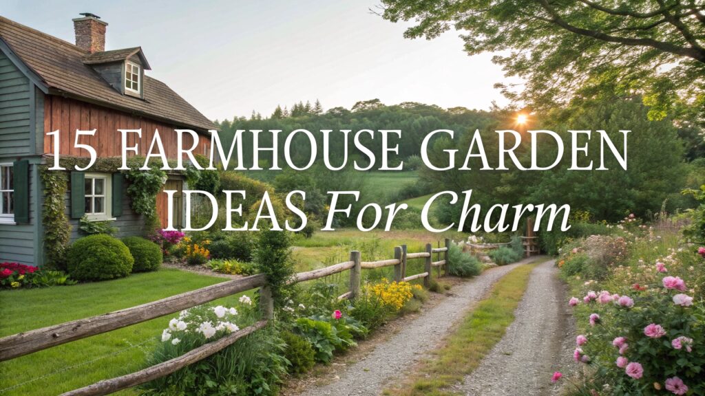 15 Farmhouse Garden Ideas for Charm