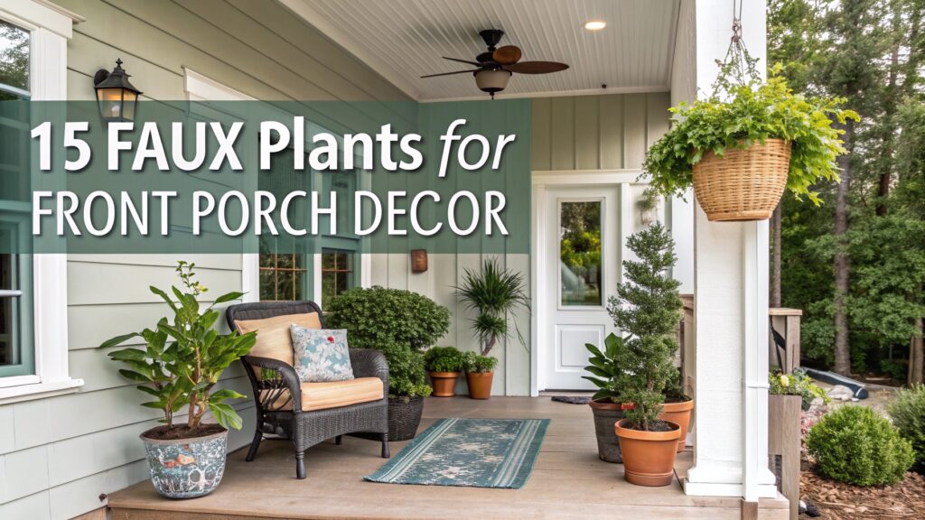 15 Faux Plants for Front Porch Decor