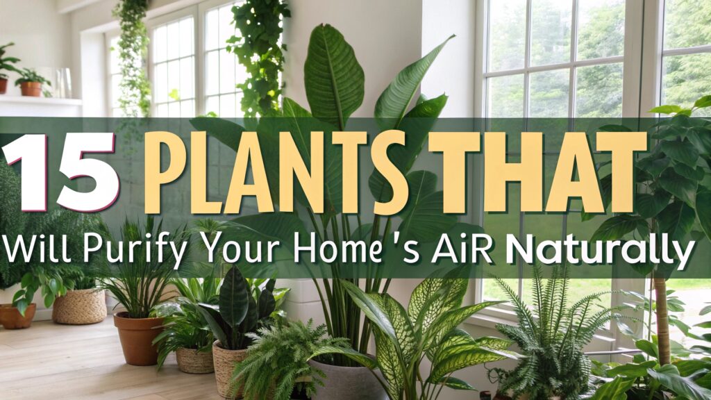 15 Plants That Will Purify Your Home’s Air Naturally