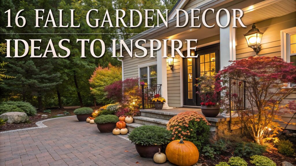 16 Fall Garden Decor Ideas to Inspire