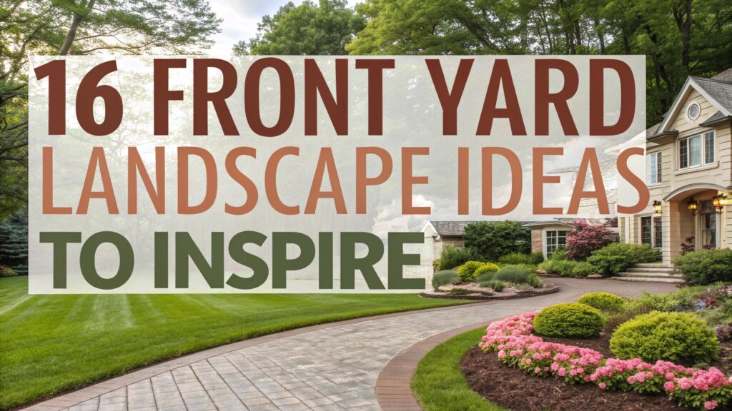 16 Front Yard Landscape Ideas to Inspire