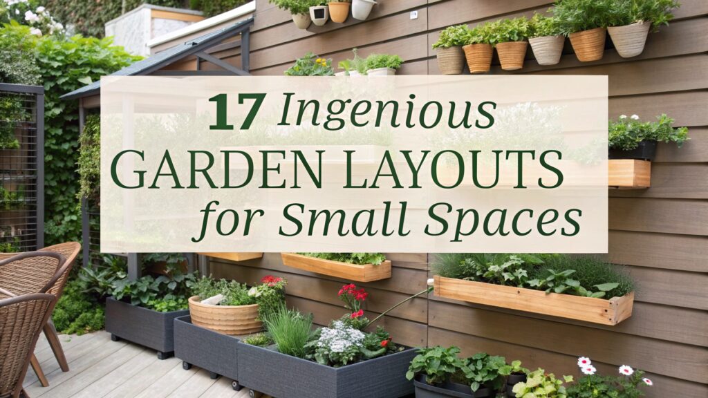 17 Ingenious Garden Layouts for Small Spaces