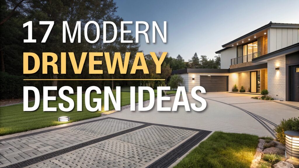 17 Modern Driveway Design Ideas