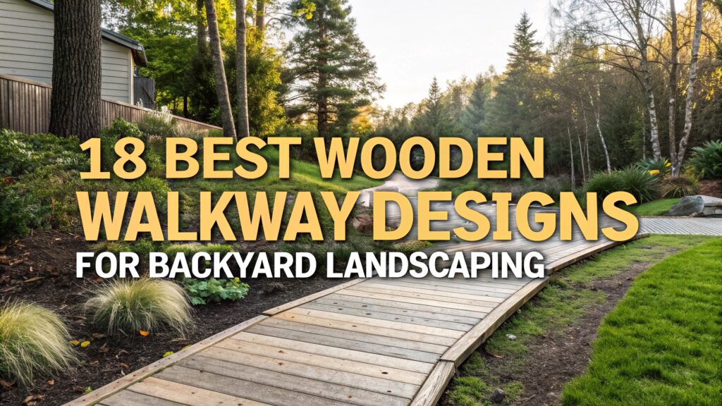 18 Best Wooden Walkway Designs for Backyard Landscaping