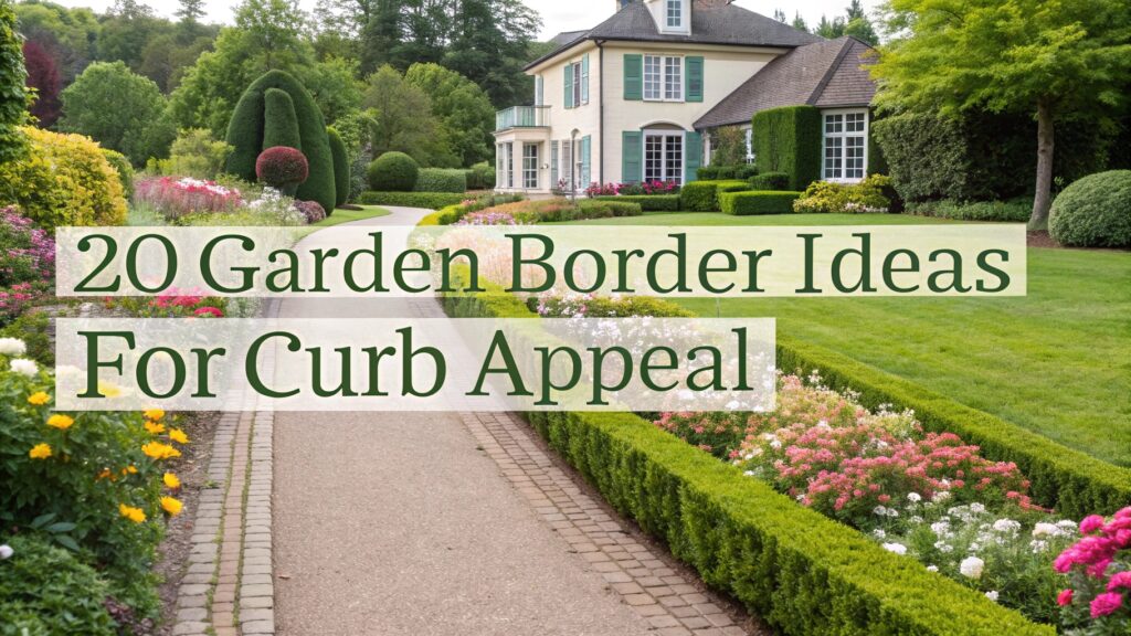 20 Garden Border Ideas for Curb Appeal