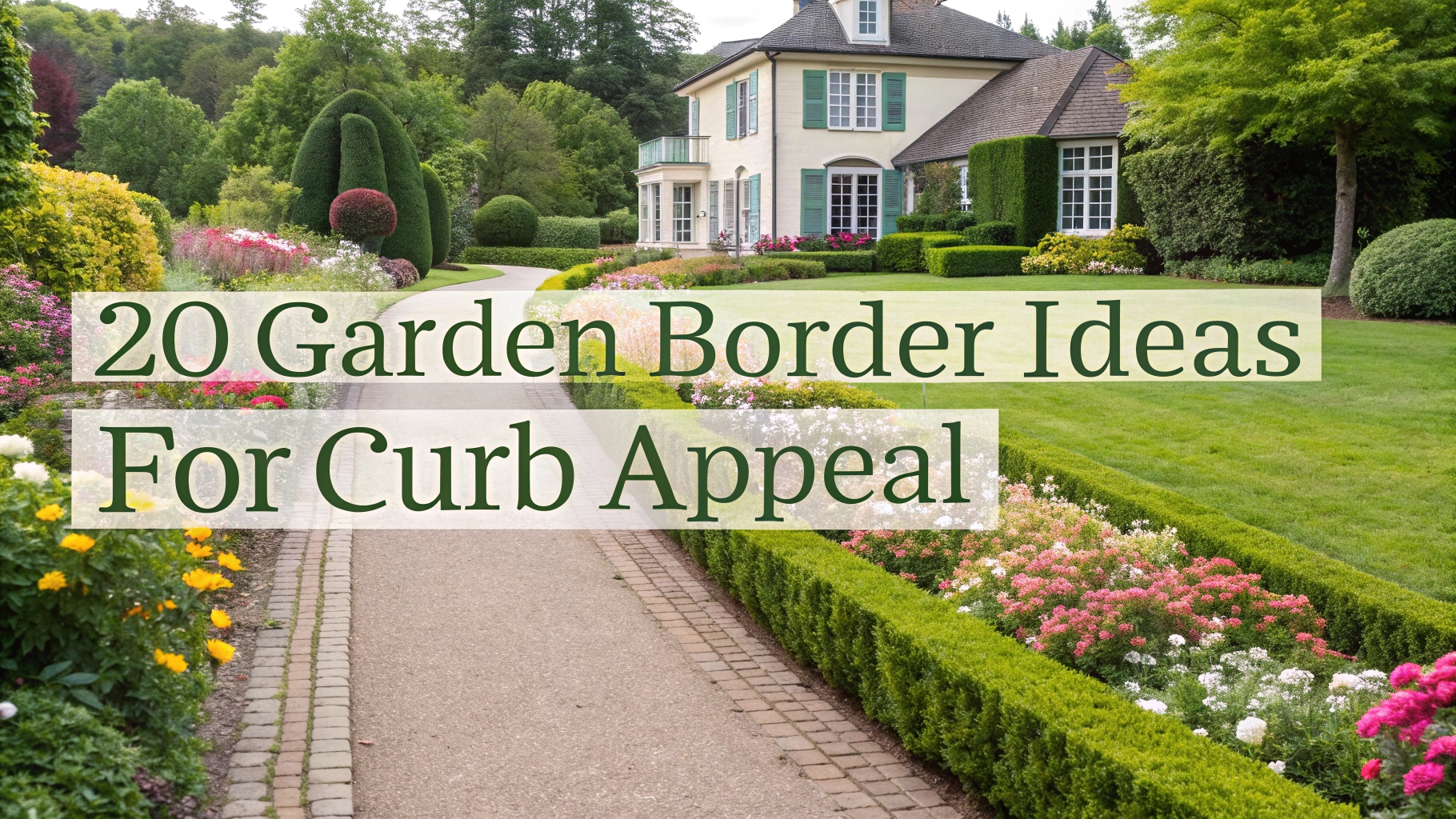 20 Garden Border Ideas for Curb Appeal