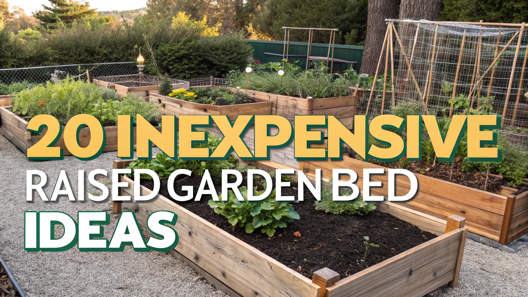 20 Inexpensive Raised Garden Bed Ideas