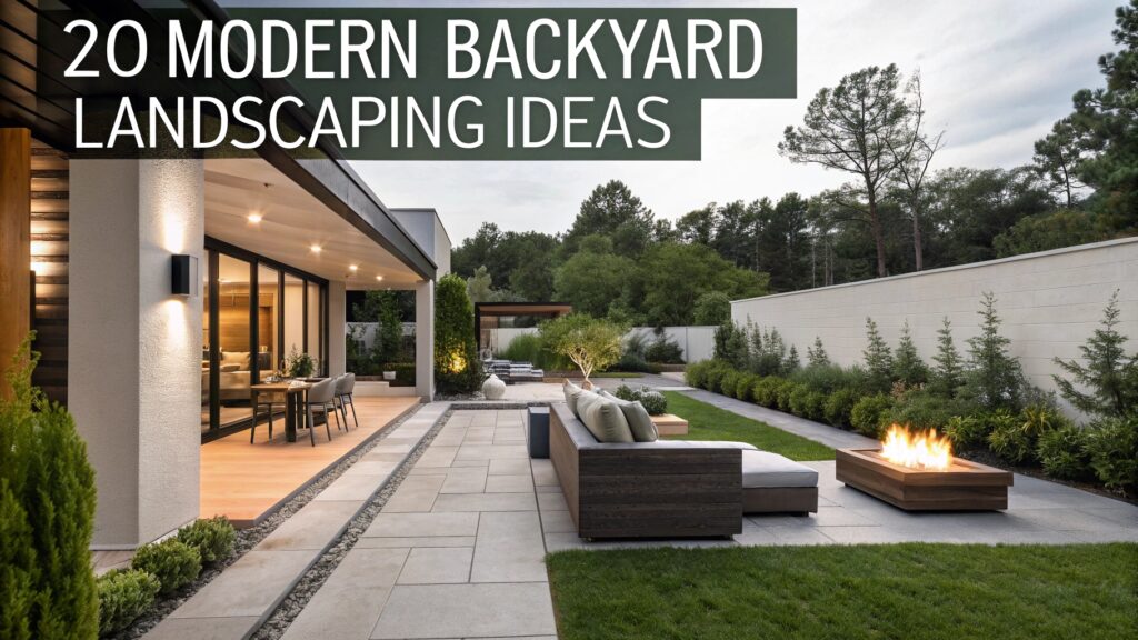 20 Modern Backyard Landscaping Ideas