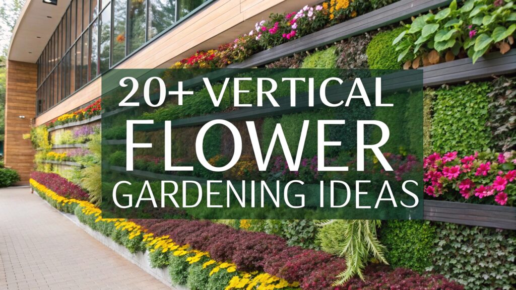 20+ Vertical Flower Gardening Ideas