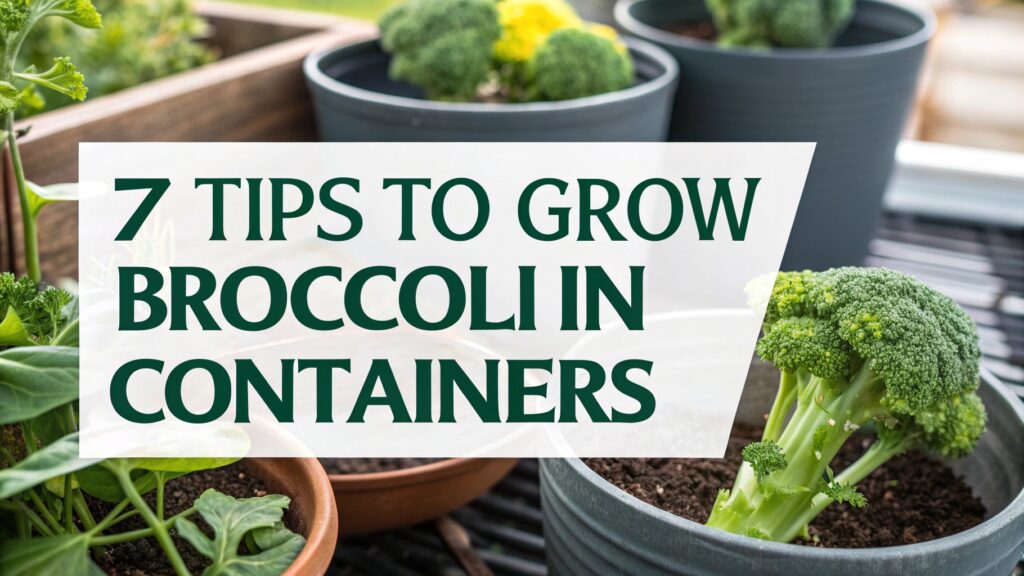 Tips to Grow Broccoli in Containers