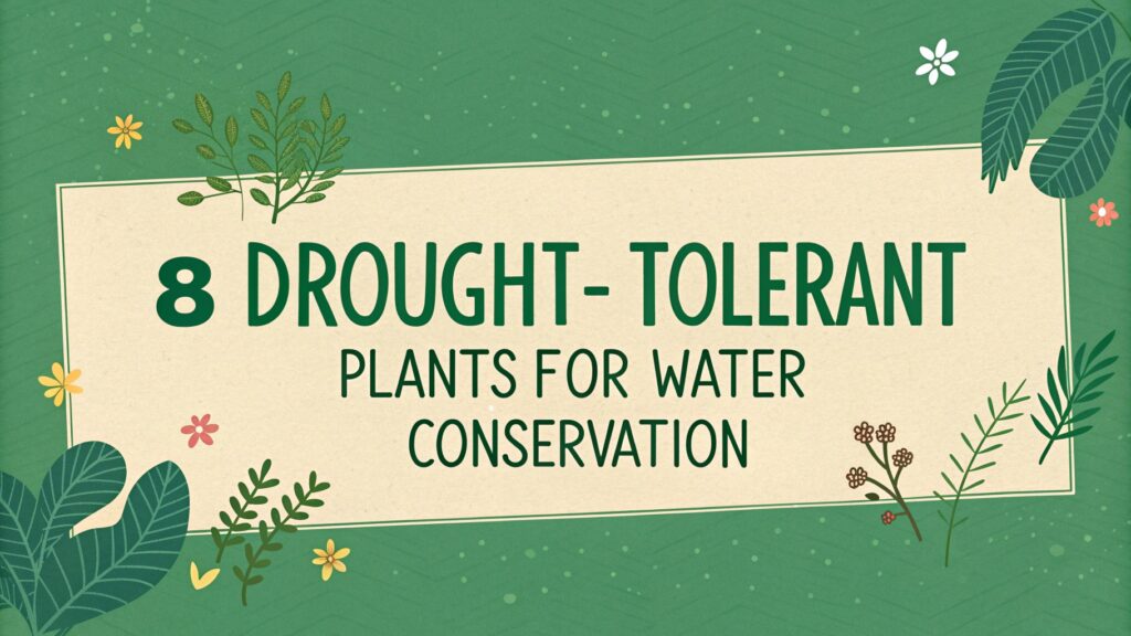 8 Drought-Tolerant Plants for Water Conservation