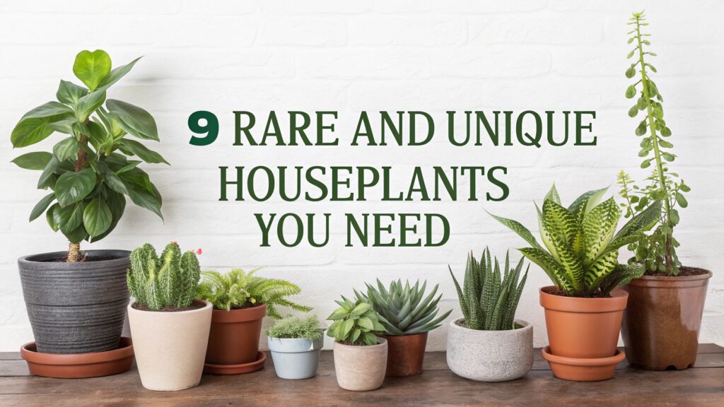 9 Rare and Unique Houseplants You Need