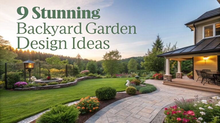 9 Stunning Backyard Garden Design Ideas