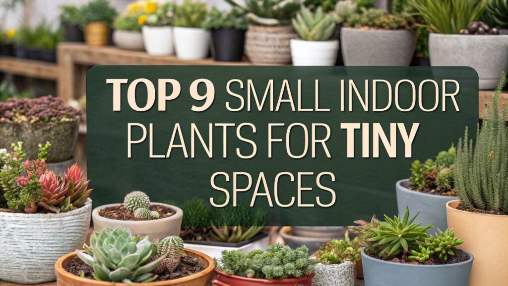 Top 9 Small Indoor Plants for Tiny Spaces