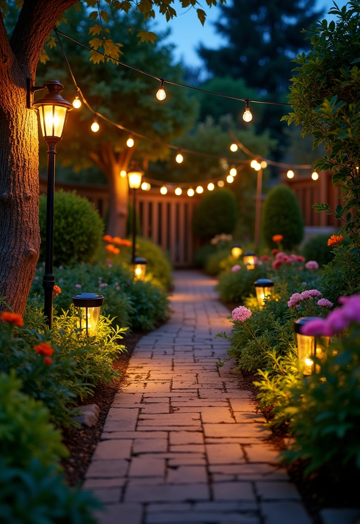 14 DIY Garden Projects for Your Yard - 8. DIY Garden Lighting