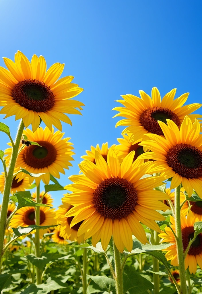 10 Best Flowers for Full Sun Gardens: Blooms All Summer - 1. Sunflower (Helianthus annuus)