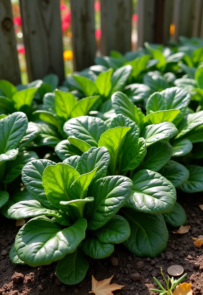 16 Fall Garden Vegetable Ideas to Grow - 4. Spinach: The Leafy Green Marvel