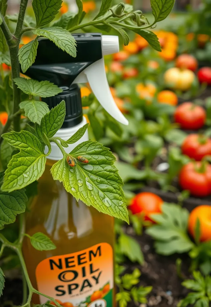 10 Best Pest Control Hacks for Your Vegetable Garden  - 1. Neem Oil Spray: Your Natural Shield