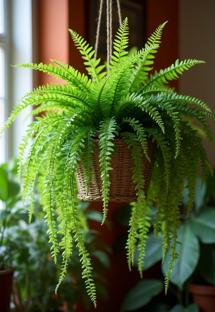 10 Best Low Light Houseplants for Indoor Growing - 10. Boston Fern (Nephrolepis exaltata)