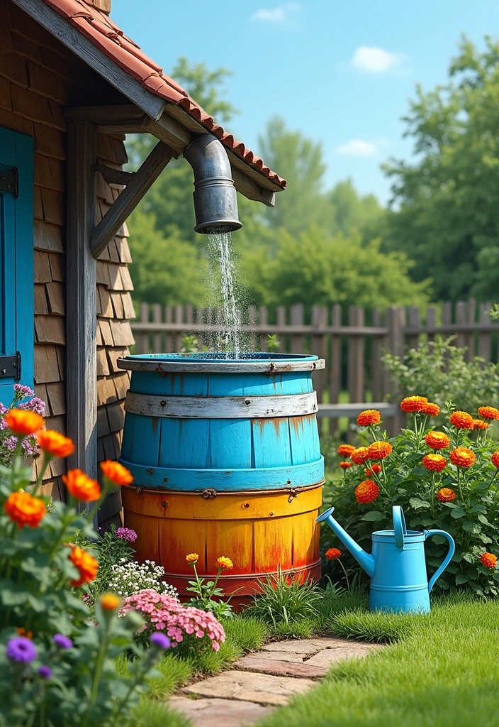 15 Ways to Improve Garden Drainage Problems - 9. Implement a Rain Barrel System