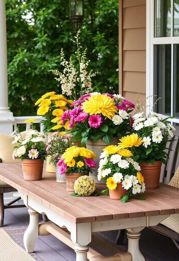 Colorful Flower Arrangements