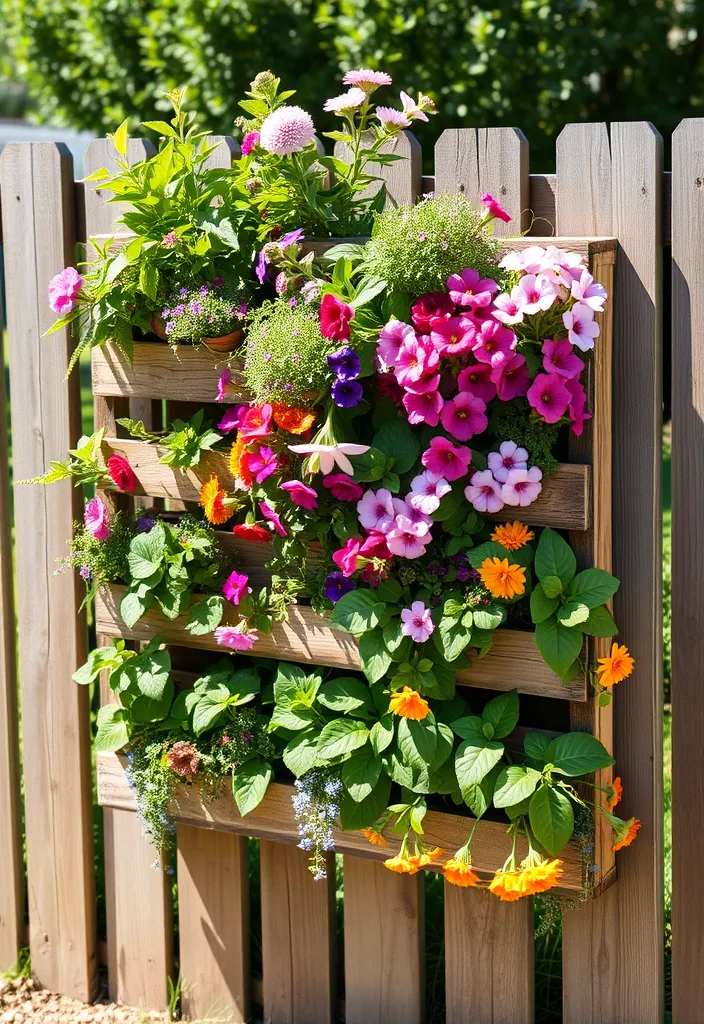 14 DIY Self-Watering Planters That Will Make Your Outdoor Space Thrive! - 2. Wooden Pallet Planter