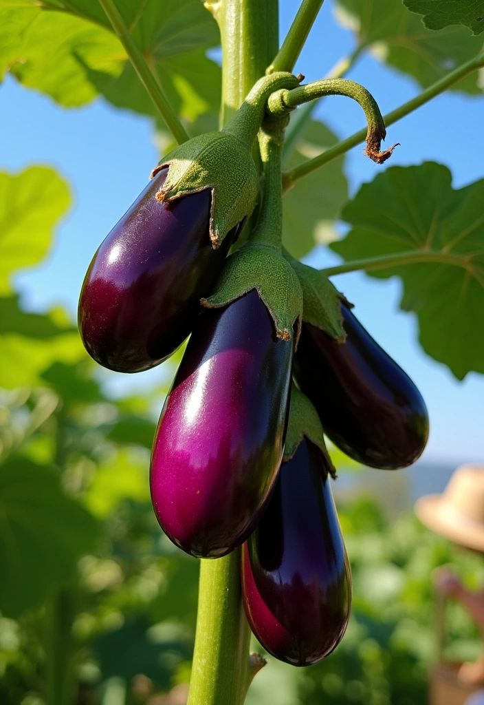 10 Best Vegetables to Grow in Full Sun - 5. Eggplants