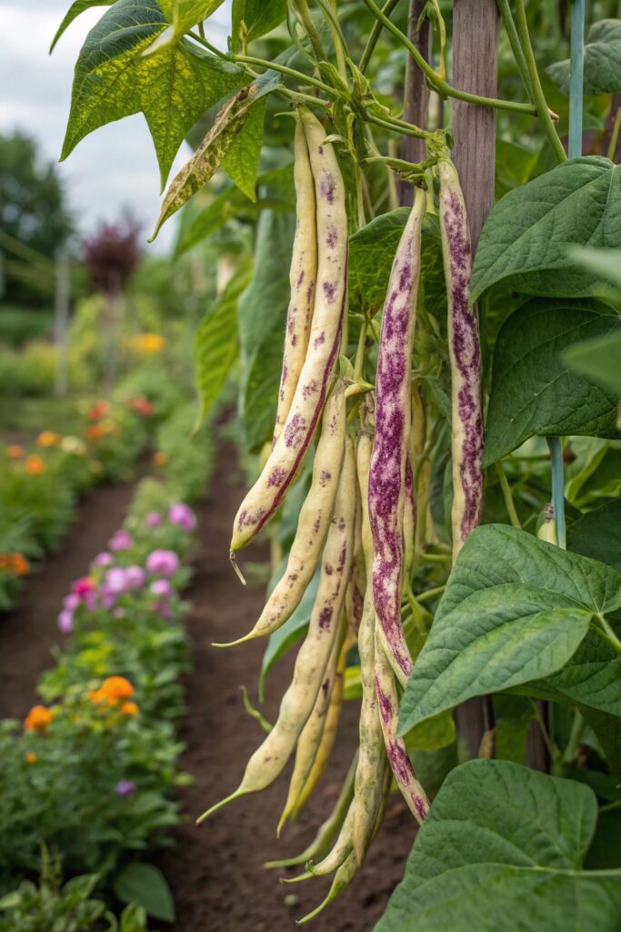 14 Heirloom Vegetables You Must Grow in your Garden - 7. Dragon Tongue Bean