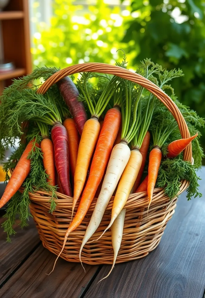 14 Heirloom Vegetables You Must Grow in your Garden - 2. Rainbow Carrots