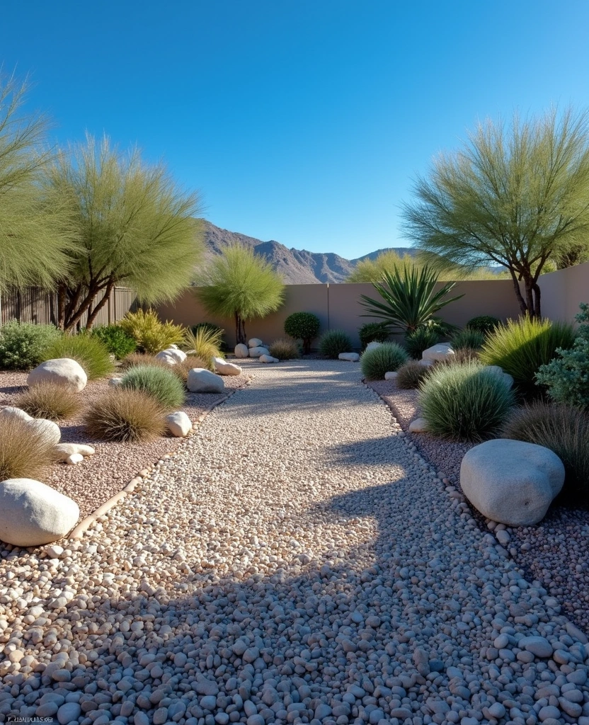 21 Genius Small Front Yard Landscaping Ideas That Don't Require a Lawn! - 7. Gravel Garden