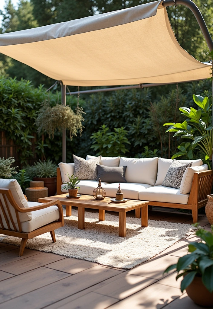 20 Modern Backyard Landscaping Ideas - 7. Outdoor Living Rooms