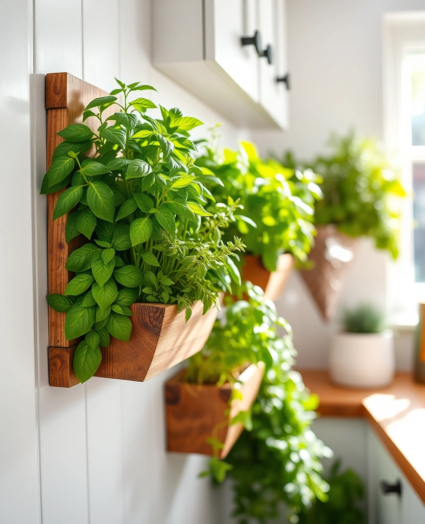 10 Stunning Kitchen Design Ideas for Your Next Remodel - 1. Vertical Herb Garden