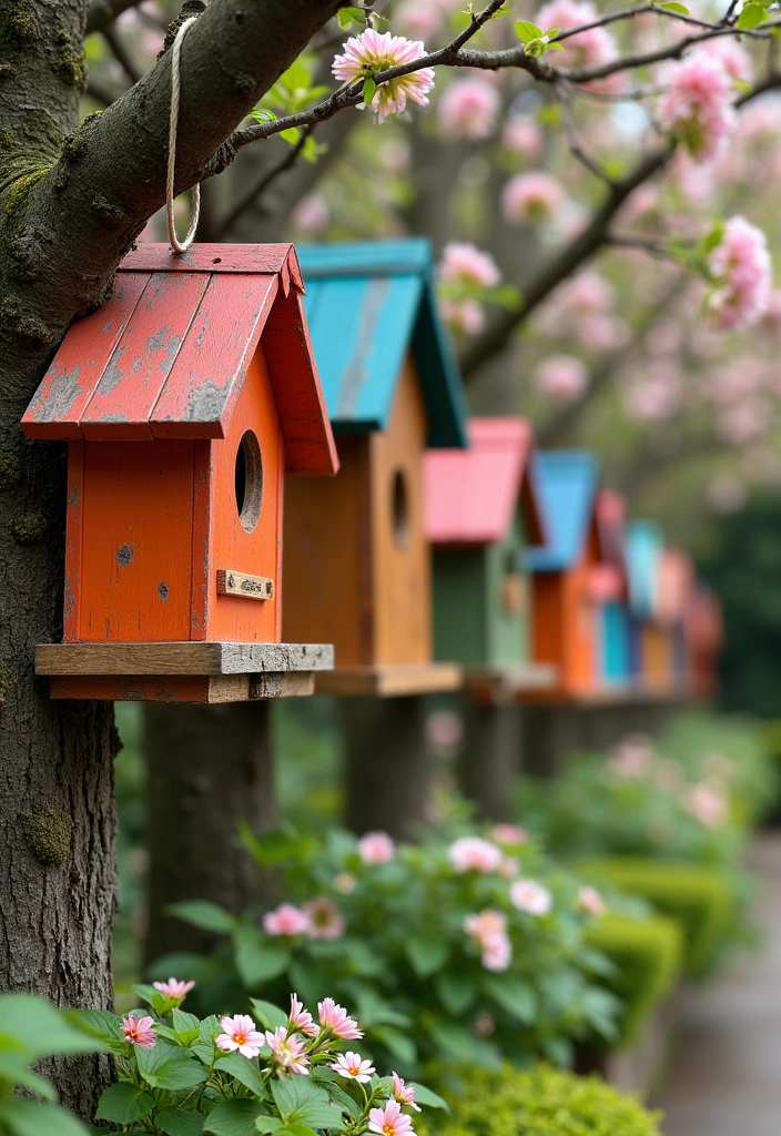 14 Cottage Core Garden Decor Ideas - 4. Charming Birdhouses