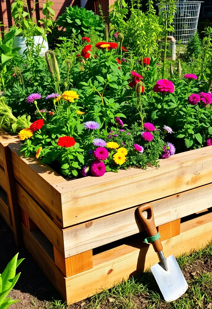 20 Inexpensive Raised Garden Bed Ideas You’ll Wish You Knew Sooner! - 1. Pallet Paradise