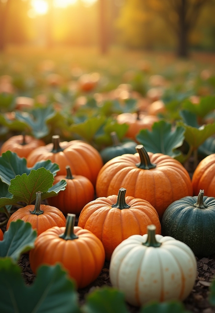 16 Fall Garden Vegetable Ideas to Grow - 15. Pumpkins: The Iconic Fall Vegetable