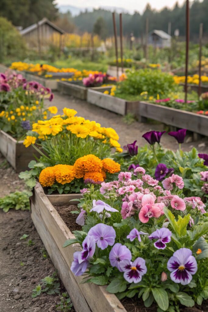 8 Front Flower Bed Ideas to Inspire - 6. Edible Flower Bed